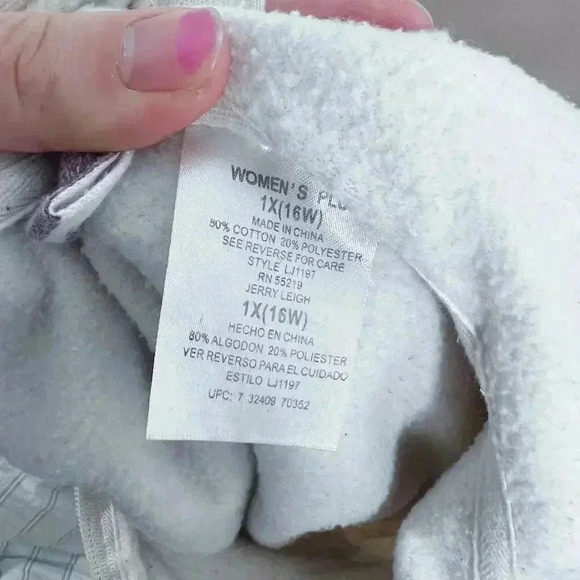 Disney Y2K Mickey Mouse White and Silver Zip Up Hoodie Women's Size 1X - Picture 4 of 8